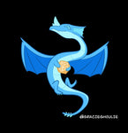 Blue Dragoness MageCraft Tee