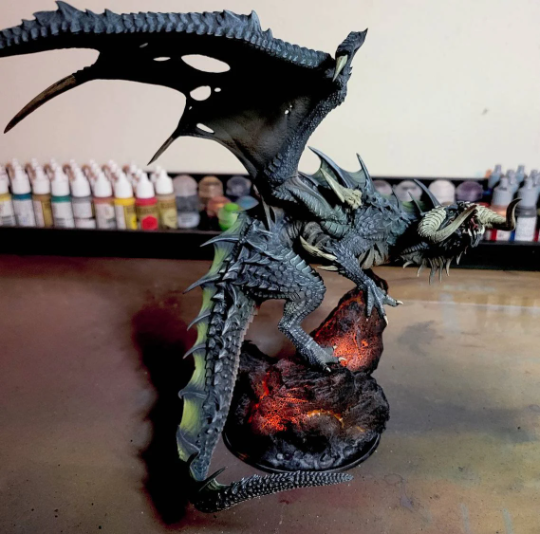 Black Dragon Miniature – MageCraft Miniatures